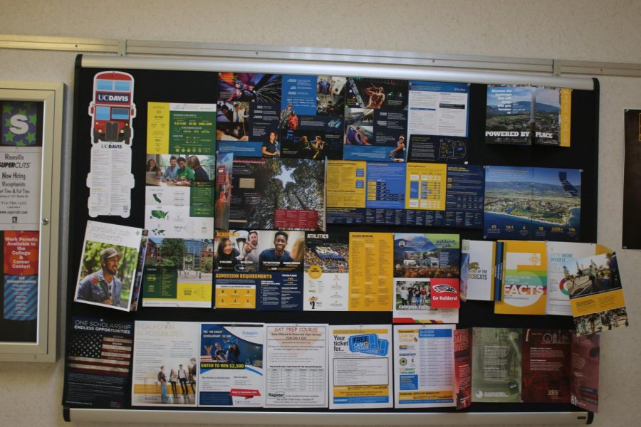With+college+and+scholarship+applications+just+around+the+corner%2C+the+college+and+career+center+is+expanding+information+available+on+scholarships.+